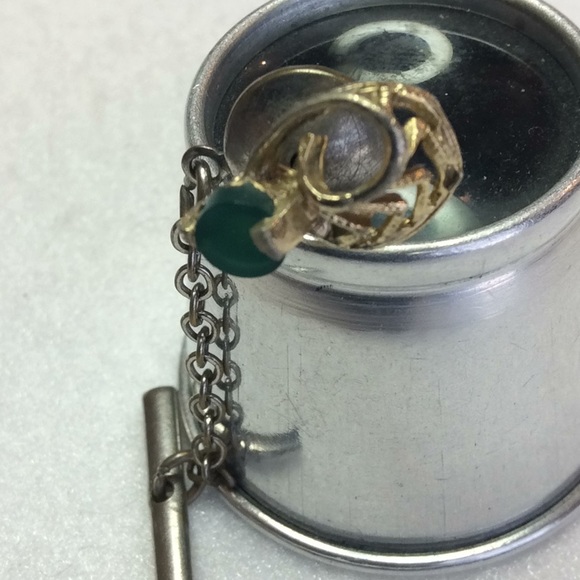 FINAL SALE PRICE Men’s Tie Tacks - Green, Black , Pearl & Tiger Eye - Picture 7 of 9